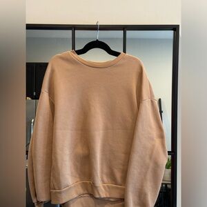 Brown oversized Large sweatshirt